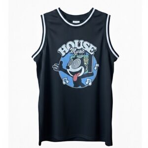 RARE Vintage Felix the Cat House Music Jersey - 90s Chicago Rave Era Large